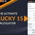 lucky 15 bet calculator free